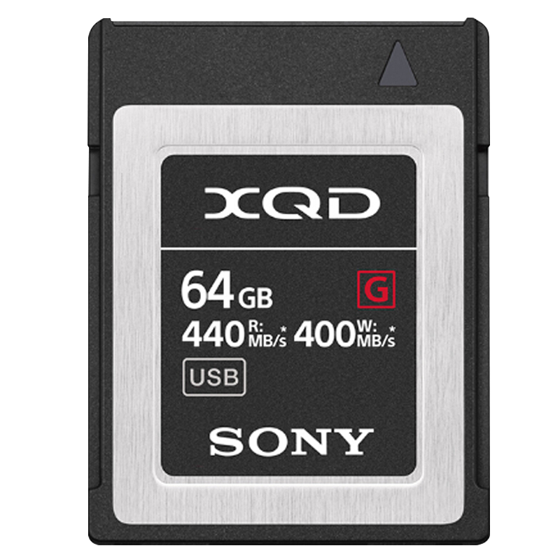 索尼（SONY） XQD卡 440M/s FS7專(zhuān)業(yè)攝像機(jī) 尼康D4/D850單反相機(jī)內(nèi)存卡 64GB (QD-G64)讀440/寫(xiě)400 索尼XQD高速讀取