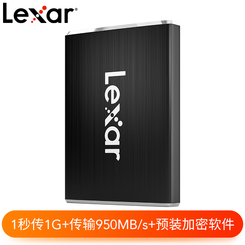 lexar雷克沙SL100固態(tài)移動(dòng)硬盤(pán)1TB USB3.1高速Type-C便攜式pssd
