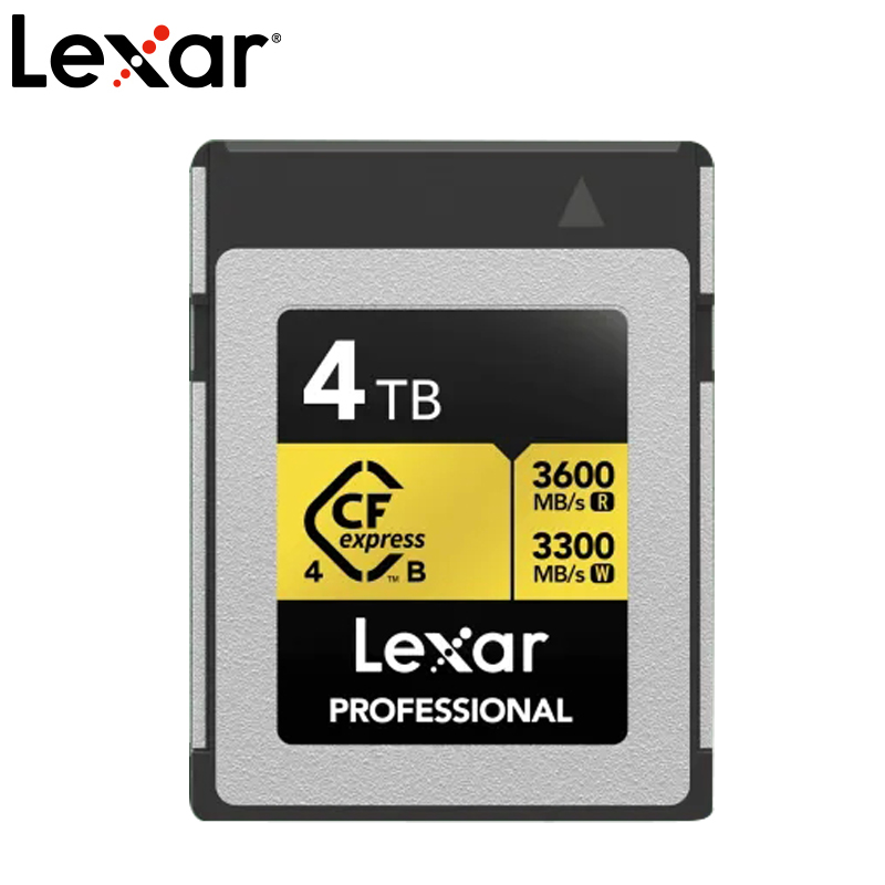 Lexar? Professional GOLD CFexpress? 4.0 Type B 存儲(chǔ)卡 4TB